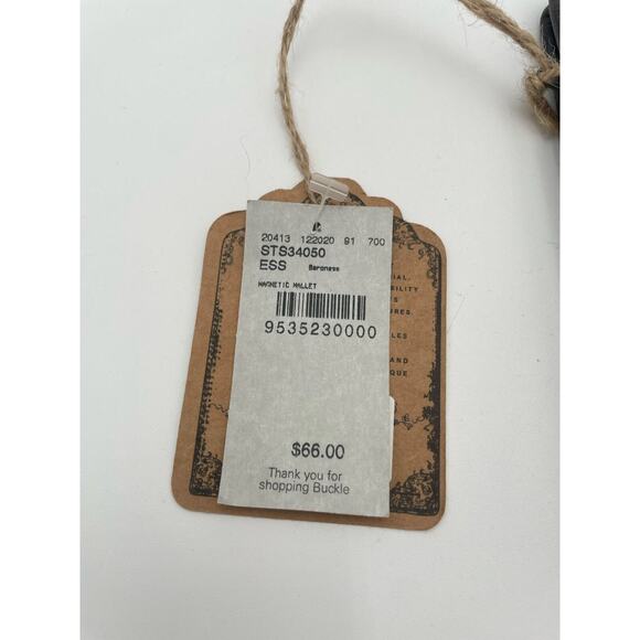 STS Ranchwear Baroness Collection Brown Studded Leather Magnetic Wallet - Picture 4 of 4